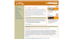 Desktop Screenshot of projectliberty.org